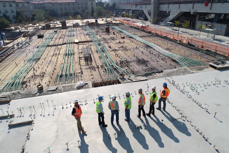 Estructura en fase de obra